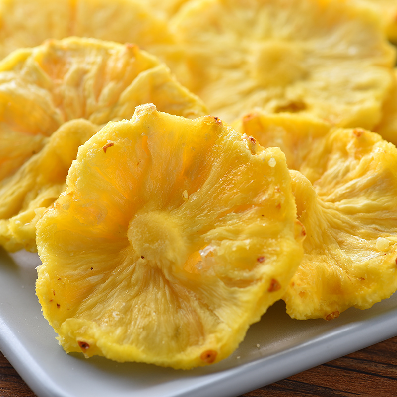 菠萝圈500g食品零食果蔬干特产凤梨干菠萝干菠萝圈125g1罐