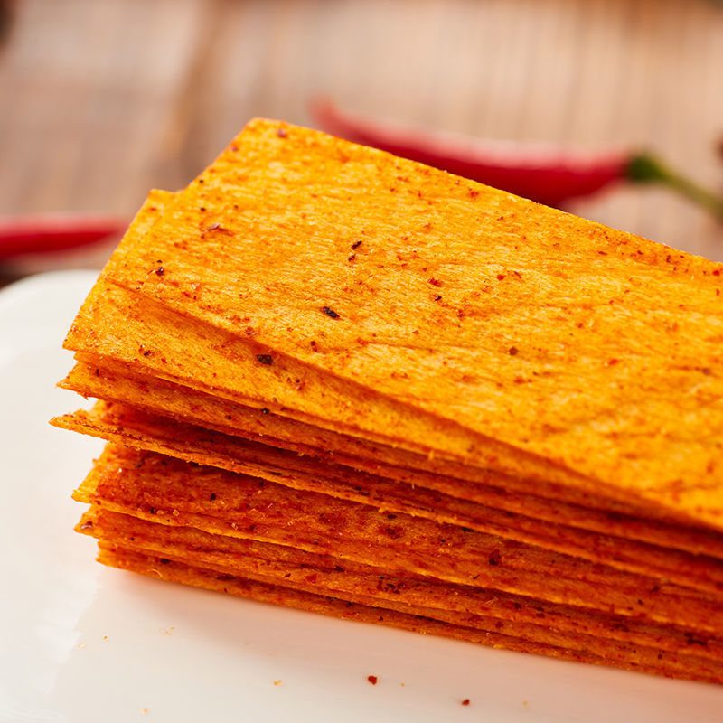 李碧波烤鹅皮8090儿时辣条湖南麻辣香辣片网红小吃老式零食品烤鹅皮味