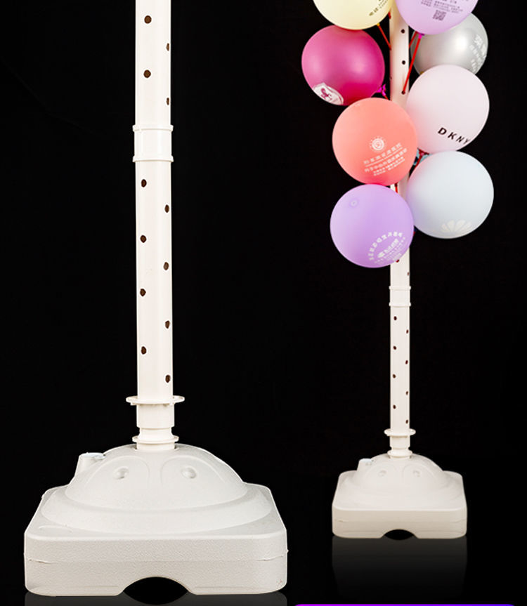 气球杆 插气球展示架放地落地推街卖支架杆管子底座套装便携可拆卸