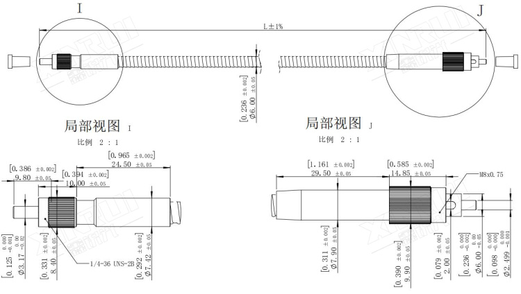 sma905光纤接头跳线 实验室光纤 石英 紫外光-可见光 纤芯400um vis
