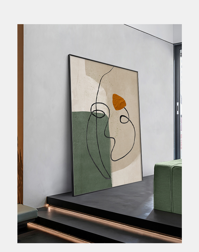 画先生卓益人物艺术落地画客厅大气玄幻挂画现代北欧玄关走廊过道装饰