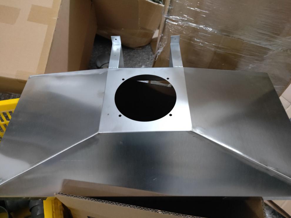 吸烟罩大口径废气处理设备实验室原子集气罩不锈钢300圆形罩110口径