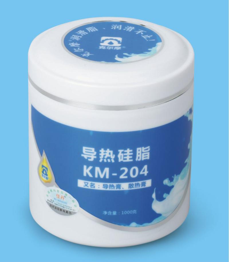 导热硅脂导热膏散热膏导热脂散热脂润滑脂km204克尔摩1000g罐装