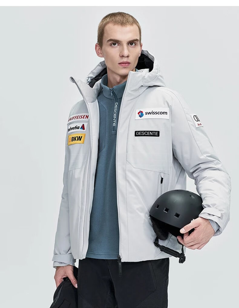 迪桑特(descente)羽绒服国家队联名男运动短款保暖冬季旗舰男装女装