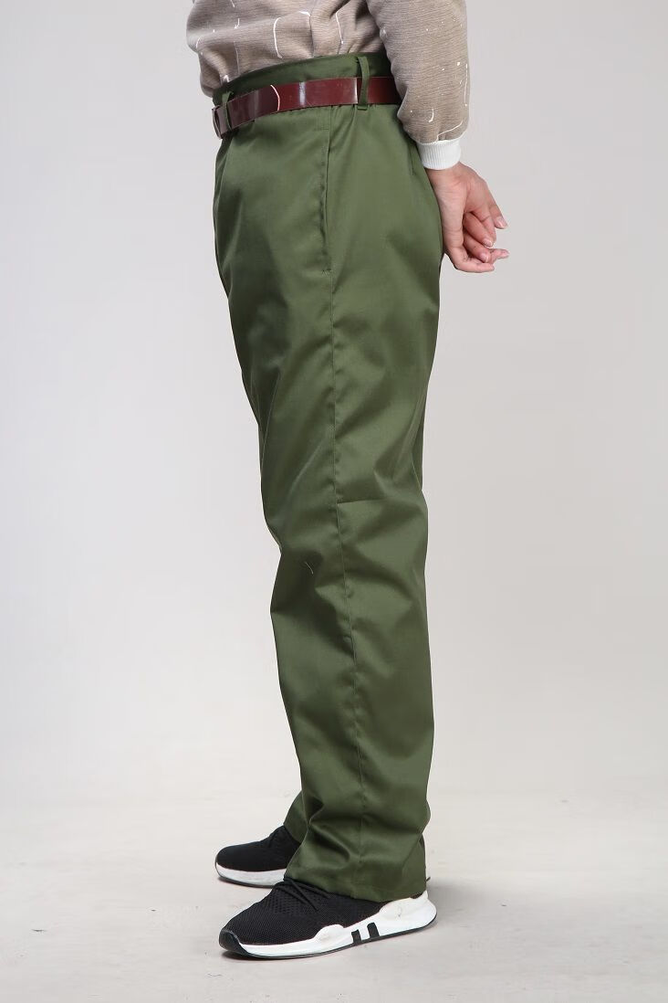 老65式老式草绿文艺表演老黄涤卡裤军绿色165腰二尺五以下