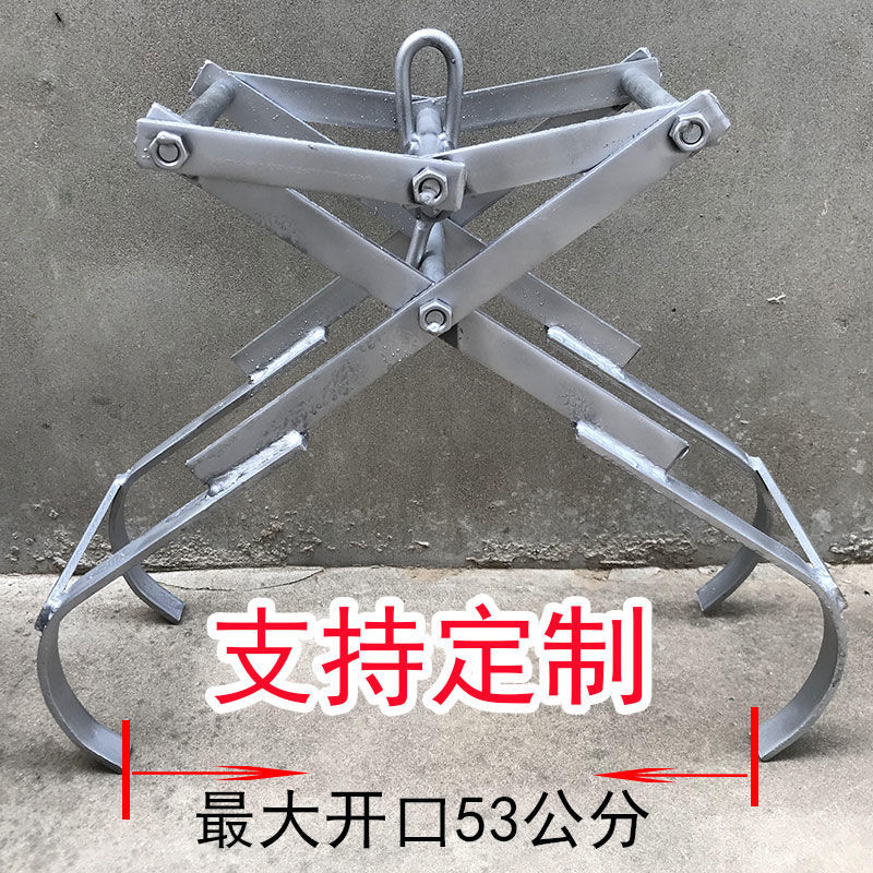圆管夹圆木夹子水泥管化肥饲料袋夹起重吊装车夹具圆形的夹子吊钳
