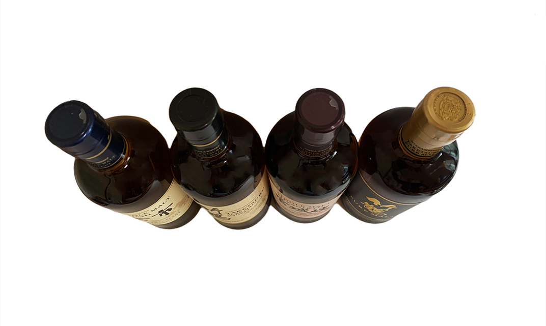 宫城峡原装nikka一甲竹鹤黑标余市宫城峡700ml瓶装威士忌老版本竹鹤