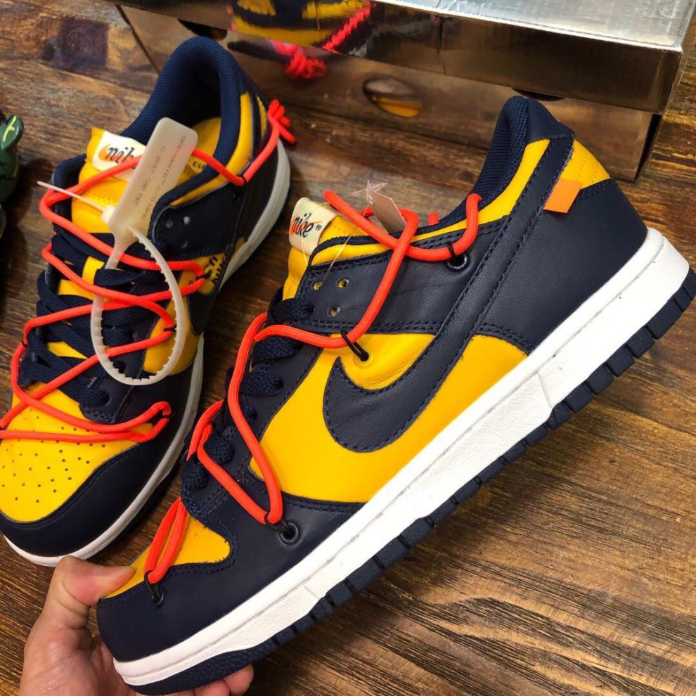 夏季新品sbdunkow联名绑带红绿黑曜石off双鞋带板鞋运动男女鞋dunk36