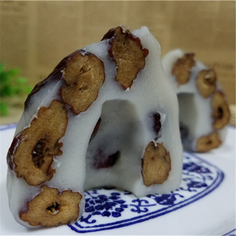 山东特产糯米年糕新黍米面粘糕手工糍粑红枣卷糕大黄米面黏糕火锅500g