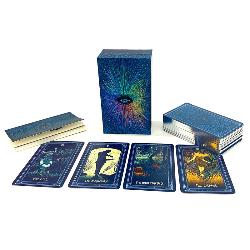 现货棱镜塔罗牌第六版镀银边prismavisionstarot进口棱镜塔罗牌牌袋