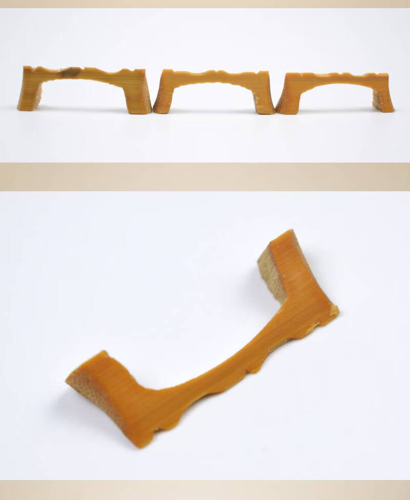 三弦琴码 手工竹制大中小三弦镂空马子 弹拨乐器三弦配件 大三弦码 1