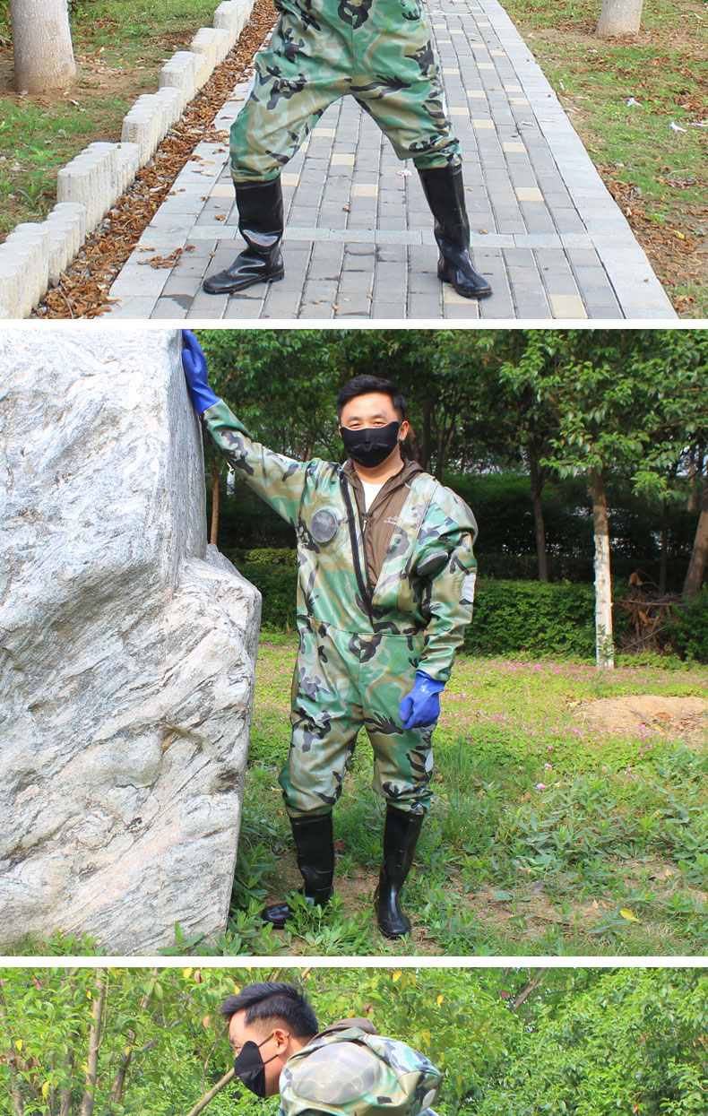 马蜂服虎头蜂专用马蜂服全套透气捉蜂蜜蜂防护服蜂衣防蜂胡峰虎头蜂黑