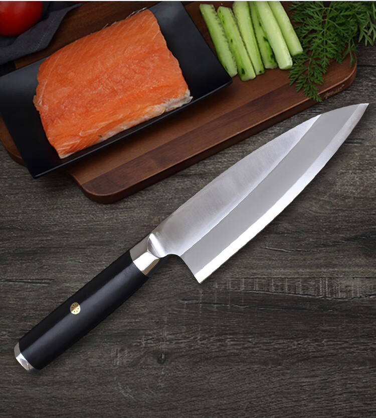 鱼头刀日式鱼头鱼刀杀鱼切鱼专用三文鱼刺身刀生鱼片鱼生料理寿司刀竹