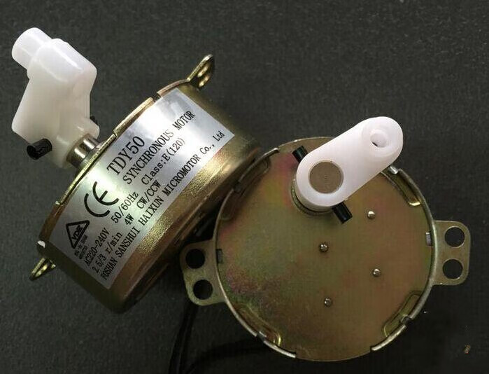 落地扇电机带摇头电机美的电风扇配件壁扇转页扇摇头导风带白色曲柄