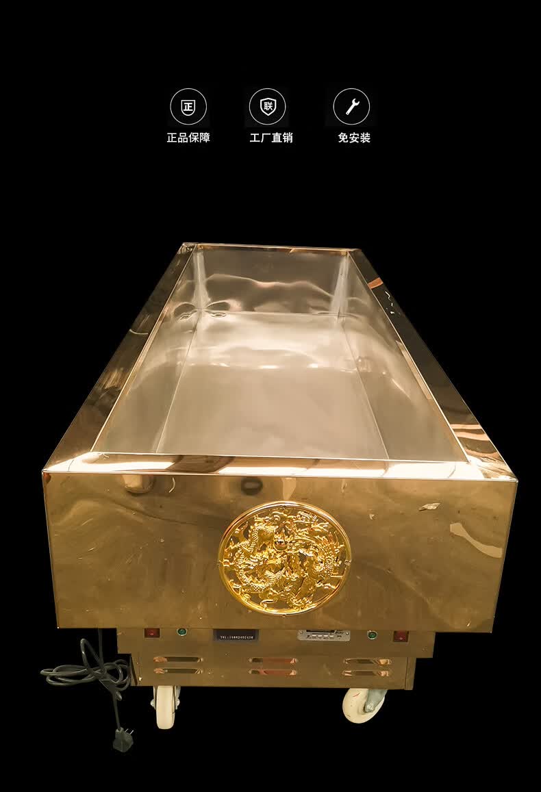 殡葬用品水晶冰棺手提式冰棺豪华智能恒温冷冻器冰尸冰柜机冰车载