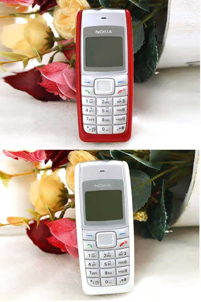 拆机二手诺基亚1110直板无摄像头学生备用经典按键黑白屏手机1682黑色