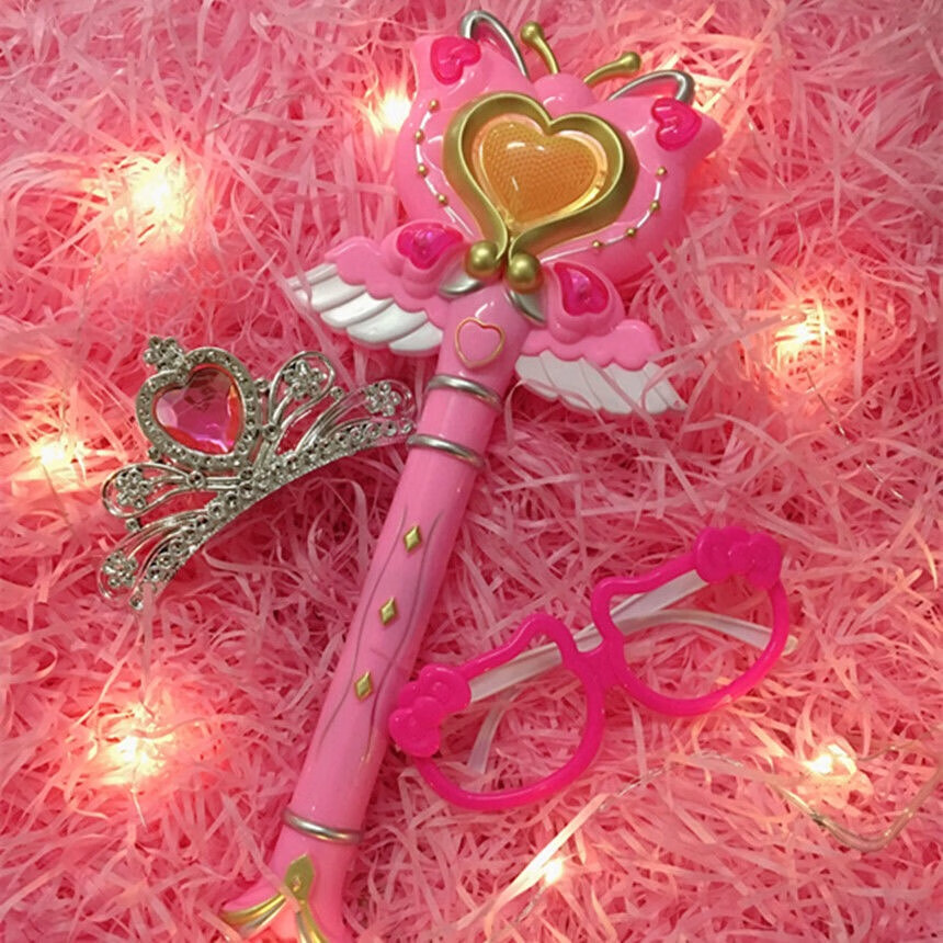 魔法棒巴拉巴啦小魔仙仙女棒儿童小女孩发光公主玩具生日礼物精品 3灯