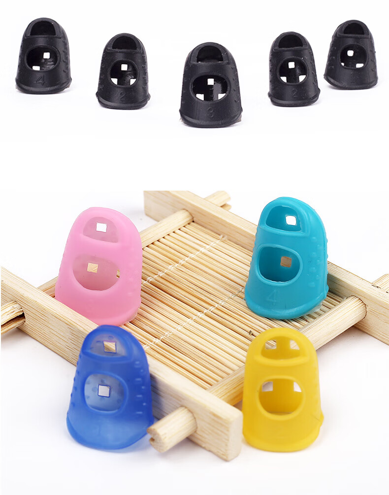 吉他手指保护套 吉他护指套 硅胶手指保护套弹弦扫弦护指拔片 吉他