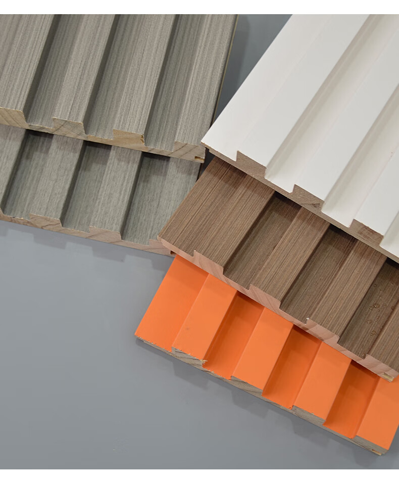 华胜实木格栅板电视背景墙护墙板装饰板墙板板格珊条木饰面板 实木