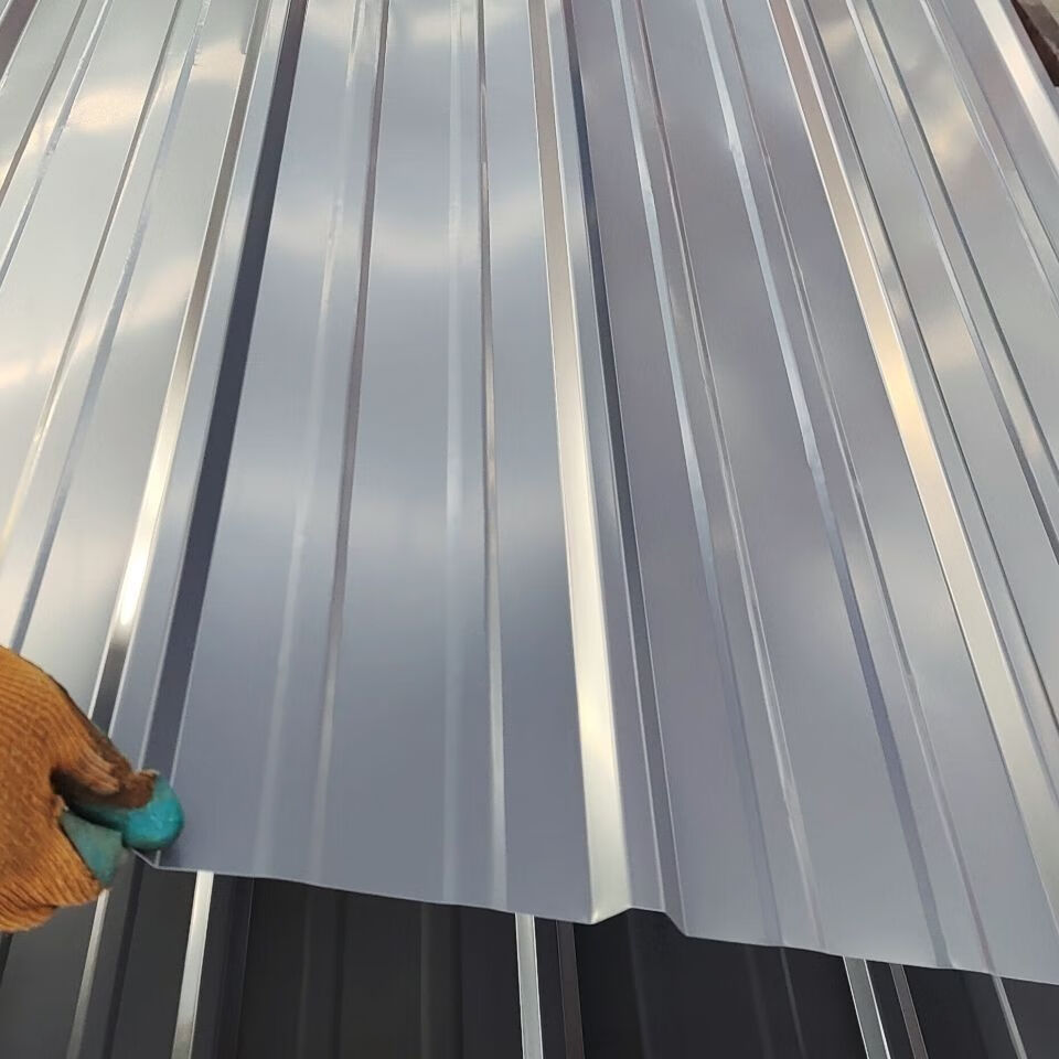 彩钢瓦屋顶瓦900型灰色铁瓦彩钢瓦房屋顶厂房工地围墙车雨棚 百雅达