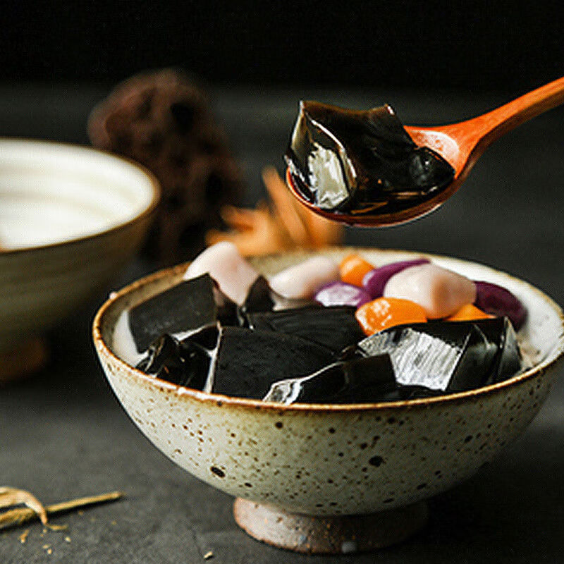 广西梧州烧仙草粉冻粉白凉粉冰粉黑凉粉袋装100g烧仙草粉x2包