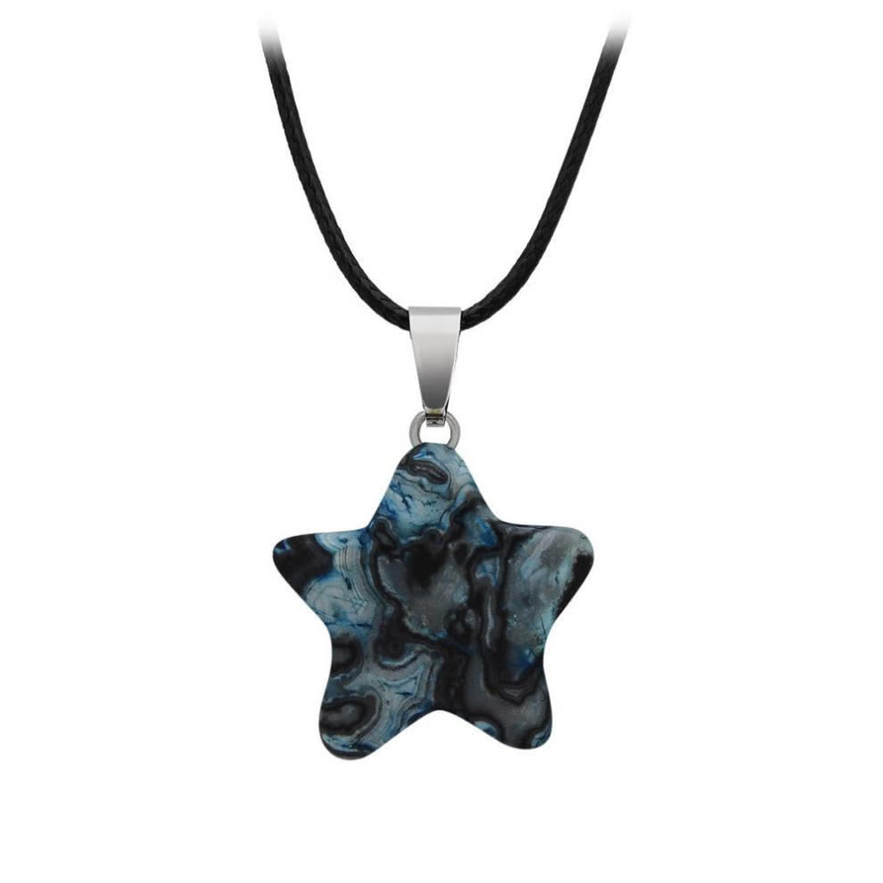 艾墨菲时光与你都很甜林星辰陆一白孙泽源同款星星五角星幸运石项链