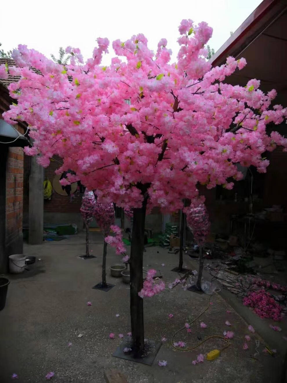 纤雅洁仿真樱花树室内落地仿真花摆件大型仿真桃花树客厅家居假花装饰