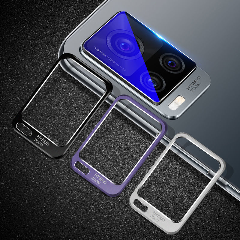 膜保护圈x50/x50pro后置摄像头镜头圈s9手机贴膜 vivos9【灰】【图片