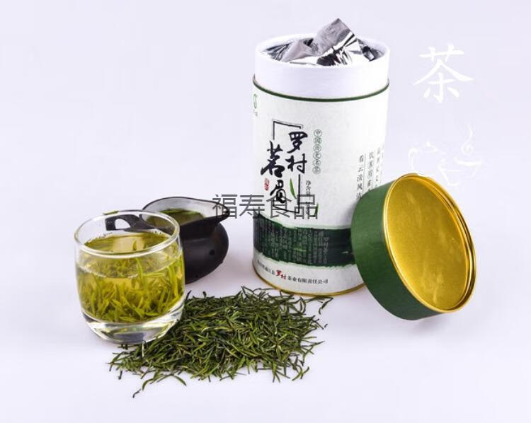 2021年新茶巴中云顶通江罗村茶叶绿茶罐装毛尖茶250g
