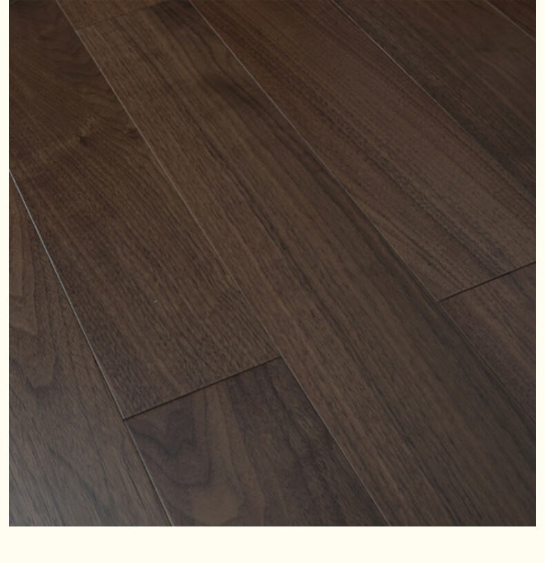 黑胡桃实木复合地板15mm多层三层家用地板地暖水包安装老三层实木