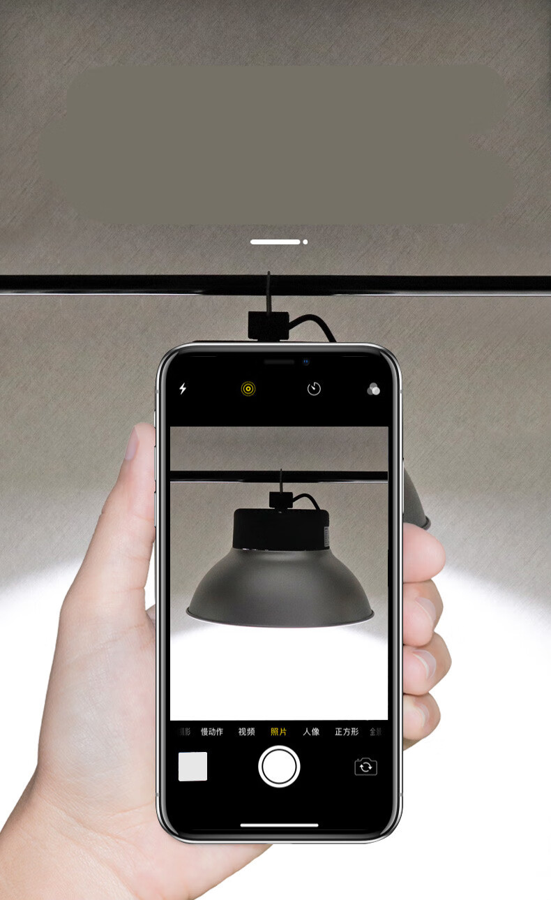 led工矿灯厂房吊灯工厂车间探照灯仓库天棚灯亮射灯50w100w两只装35w