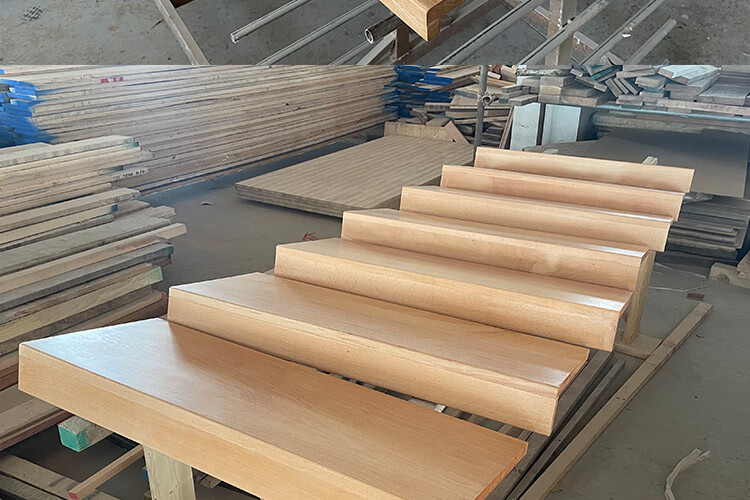 【京选好物】楼梯木踏板 橡木木实木楼梯 板梯踏步板木踏板踏步加工