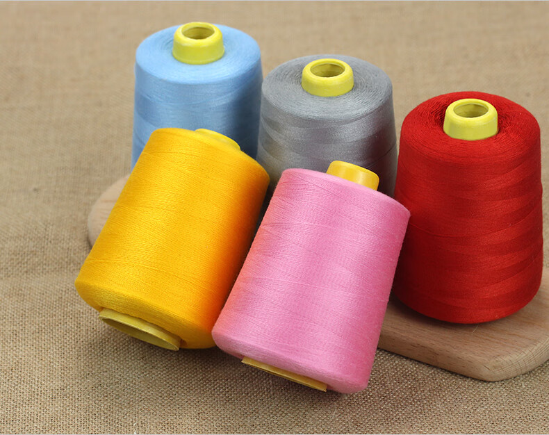 至舒缝纫线大卷8000码缝衣服线家用手缝线402涤纶宝塔线缝纫机线针线