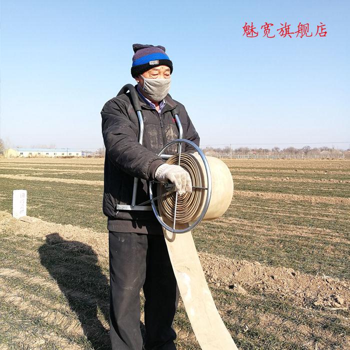 水带收卷器手摇式农用18寸浇地灌溉收卷机卷带器肩背