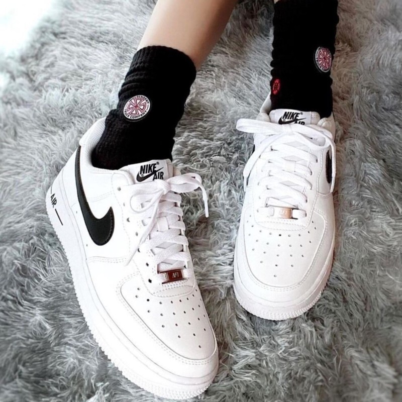 nike耐克airforce1af1空军一号黑白小权志龙板鞋ct2302ct3839100女款