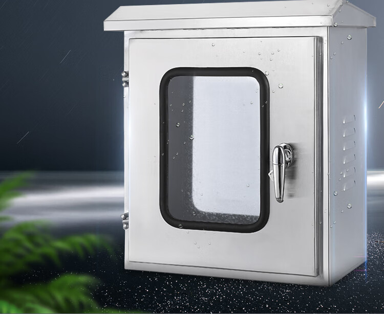 双门304201不锈钢配电箱室外户外防水明暗装强电控制箱工厂定制双门
