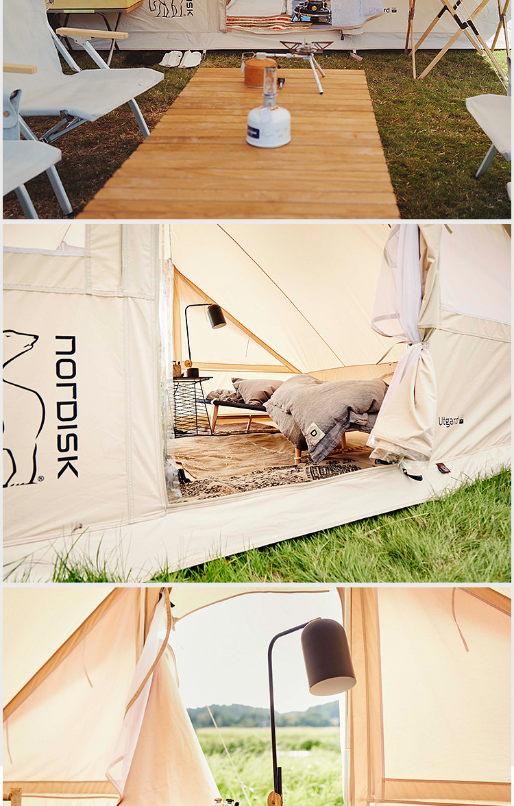 大白熊帐篷丹麦nordisk大白熊utgard132户外露营帐篷两室一厅utgard