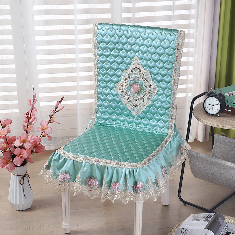 餐桌布椅子套四季通用连体椅子套罩家用餐椅套加厚凳子套垫子靠背一体