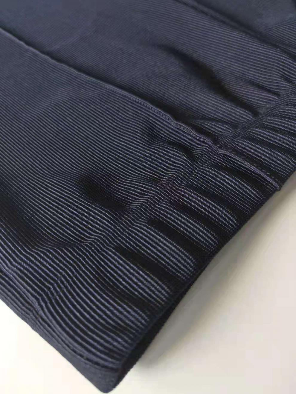 老式条纹健美裤特大码女装年代踩脚胖mm加肥加大脚蹬宽松裤藏青蓝特大