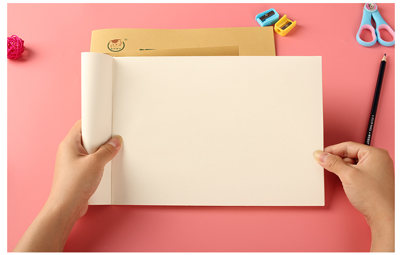 众强zhongqiang36开空白图画本绘画本小号美术本儿童画画本小学生作业