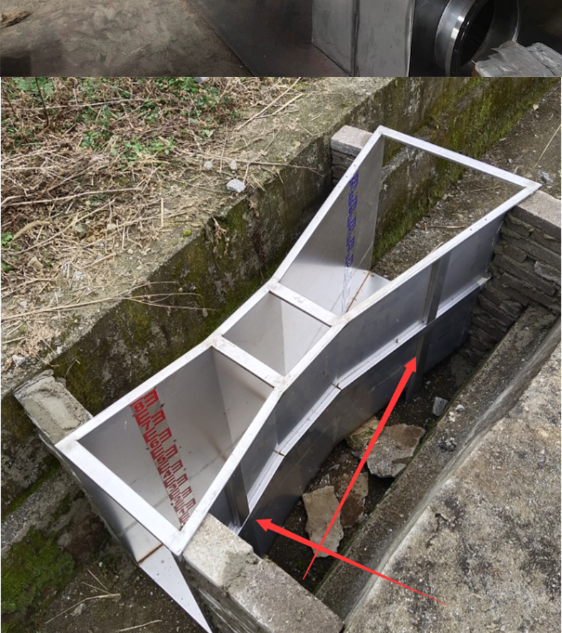 玻璃钢巴氏槽 304不锈钢巴歇尔槽巴歇尔流量槽超声波流量计bw-1d bw