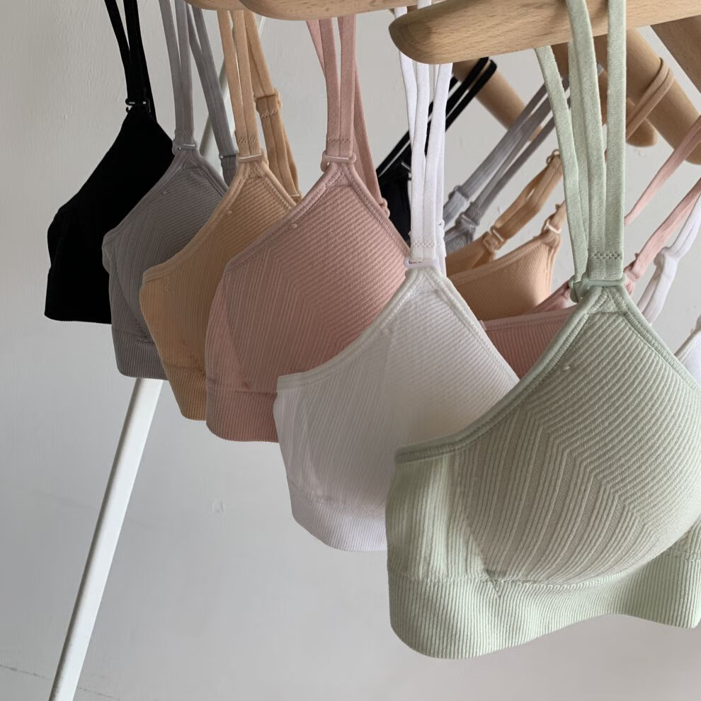 高中生内衣女学生大学无钢圈内衣日系少女可爱学生小胸胸罩防下垂无痕