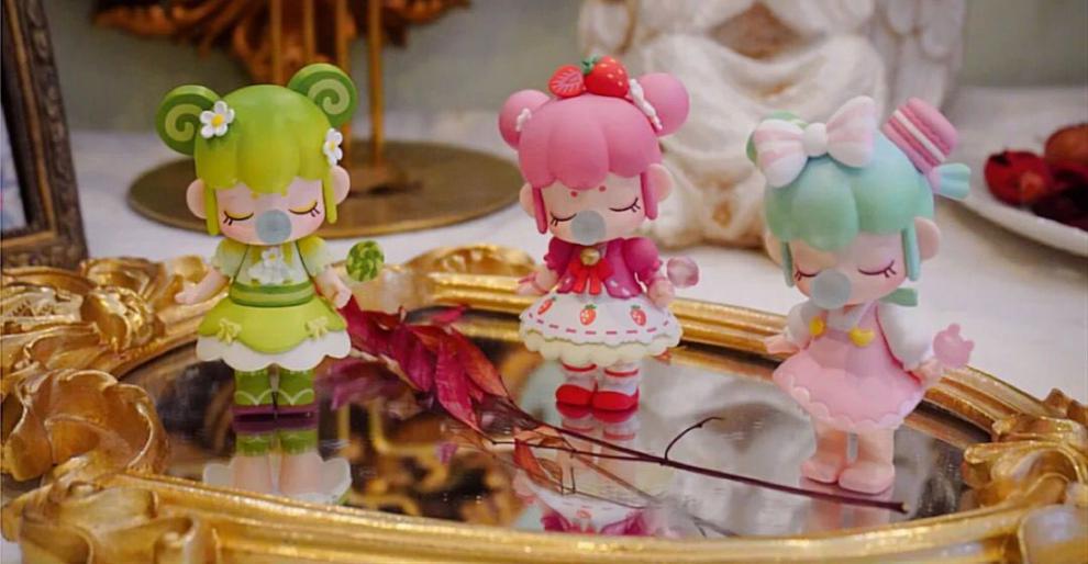 毅踏若态若来nanci第四代梦境下午茶系列盲盒潮玩确认款柠檬红茶四件