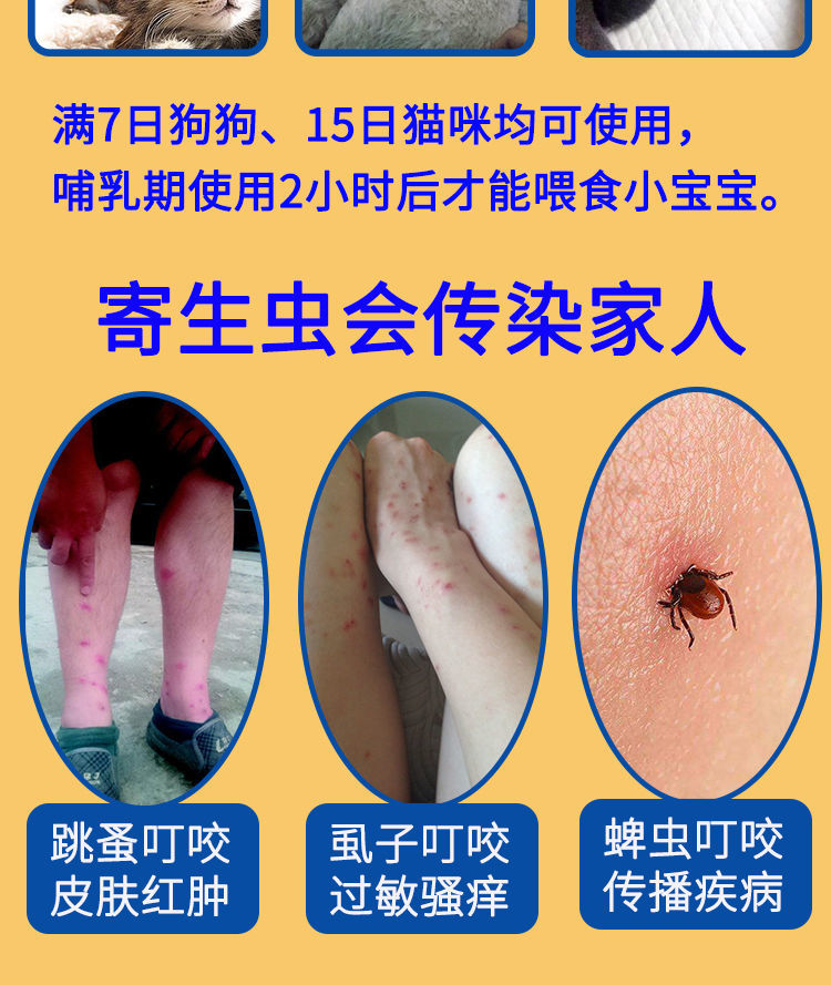 杀猫身上的跳蚤猫咪驱虫药小猫体外驱虫药幼猫外驱虫除虱药药喷雾宠物