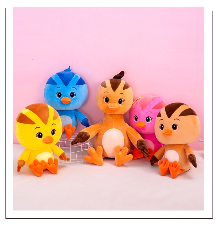 萌鸡小队玩具毛绒可爱小鸡公仔朵朵麦琪玩偶儿童女生生日礼物栩傲致