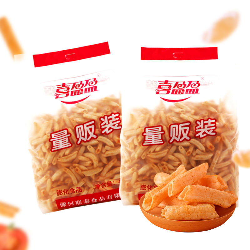 喜盈盈薯片 薯棒 460g 大包膨化食品 网红学生零食 整箱 番茄味薯棒