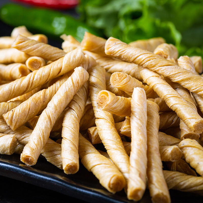 豆筋豆筋棍豆筋丁劲道豆筋卷豆制品干货批发火锅麻辣烫食材凉拌菜