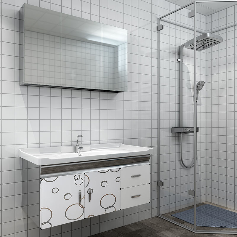 toto不锈钢卫浴室吊柜柜组合洗手池洗脸现代简约卫生间厕所洗漱台盆