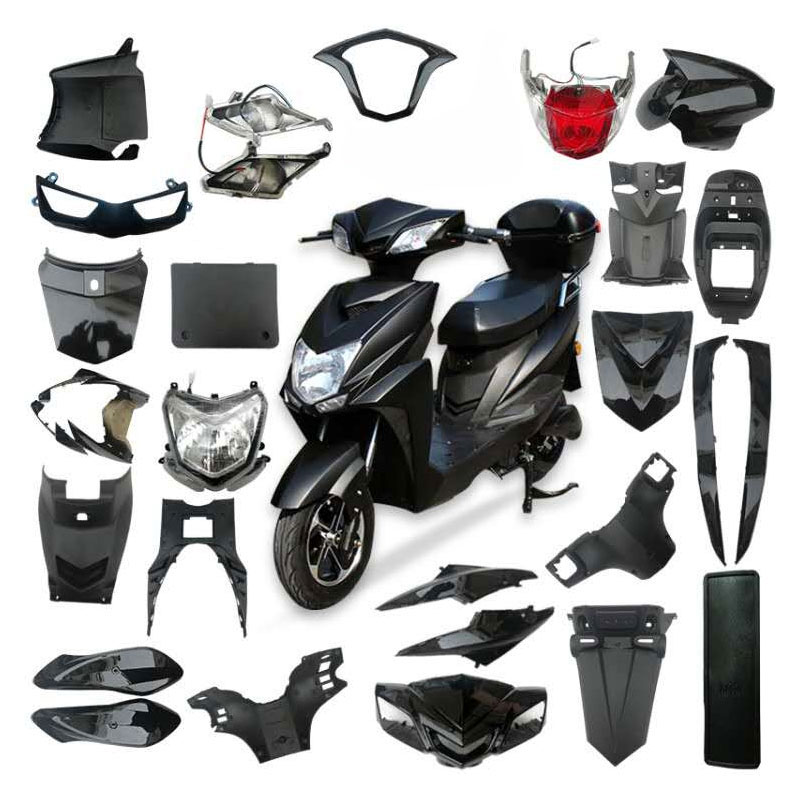 雅迪大环锐领电动车全套外壳塑料件面板车壳改装前围平叉护板配件后