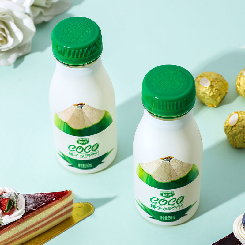 椰谷天然椰子水椰汁饮品椰肉饮料整箱装250ml15瓶